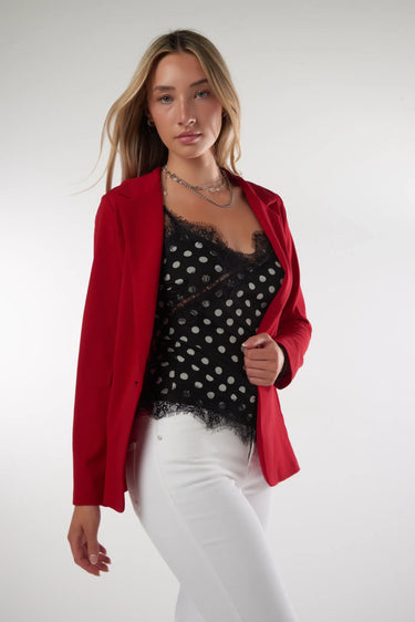 Magasinez le veston mi-long de la nouvelle collection de la Boutique Colori - Shop the mid-length blazer from new collection from Boutique Colori