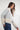 Magasinez le chandail court rayé à col montant de Colori - Shop the striped cropped turtleneck sweater from Colori