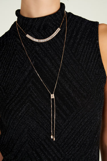 Magasinez le collier double avec cristaux de Colori - Shop the double necklace with crystals from Colori