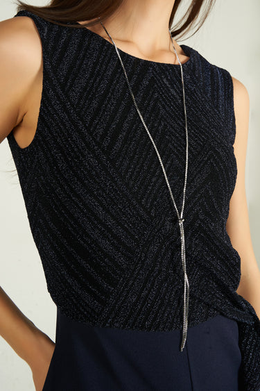 Magasinez le long collier avec cristaux de Colori - Shop the long necklace with crystals from Colori