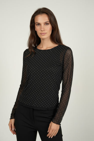 Magasinez le chandail avec pierres de Colori - Shop the sweater with rhinestones from Colori