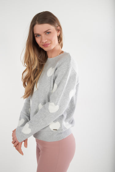 Magasinez le chandail cosy au style romantique de la nouvelle collection de la Boutique Colori - Shop the cozy sweater with a romantic style from new collection from Boutique Colori