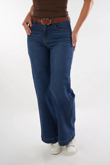 Magasinez le jean à jambe large de la nouvelle collection de la Boutique Colori - Shop the wide-leg jeans from new collection from Boutique Colori