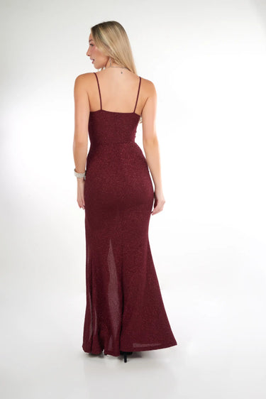 Magasinez la robe élégante avec fente de la nouvelle collection de la Boutique Colori - Shop the elegant dress with slit from new collection from Boutique Colori