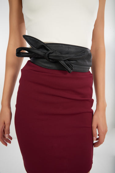 Magasinez la ceinture en faux cuir de Colori - Shop the faux leather belt from Colori